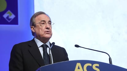 El presidente de ACS, Florentino Pérez.
