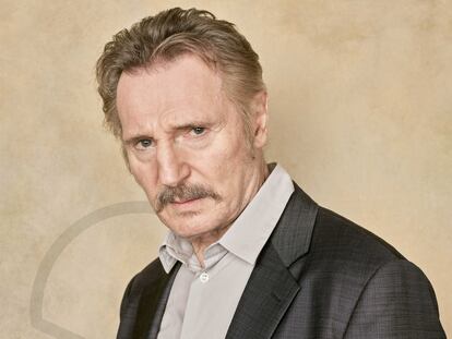 Liam Neeson, in an image provided by the San Sebastián Film Festival, where 'Marlowe' was screened.