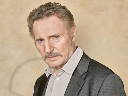 Liam Neeson, in an image provided by the San Sebastián Film Festival, where 'Marlowe' was screened.