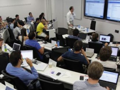 Una clase en la escuela de negocios IE Business School.