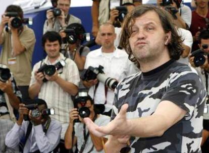 Emir Kusturica, durante la presentación de su filme <i>Promise me this</i>, en el Festival de Cannes.