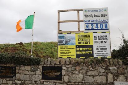 La comunidad fronteriza de Irlanda del Norte  no ha dejado de protestar contra la "frontera dura" que puede traer consigo el Brexit desde el referéndum de 2016