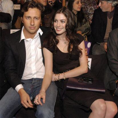 Raffaello Follieri, con su ex novia Anne Hathaway.