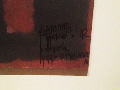 Un visitante daña un ‘rothko’ en la Tate