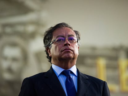 El presidente Gustavo Petro, el 20 de agosto de 2022, en Bogotá.