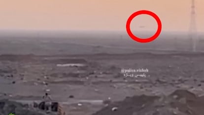 La policía iraní difunde imágenes del supuesto ataque contra una aeronave estadounidenses