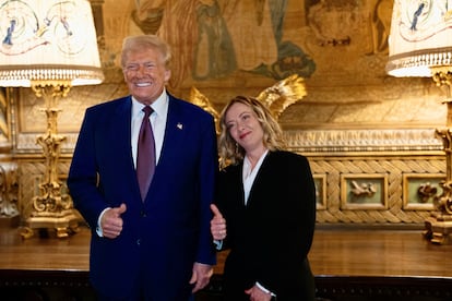 La primera ministra italiana, Giorgia Meloni, se ha reunido el sábado con el presidente electo de Estados Unidos, Donald Trump, en su residencia de Mar-a-Lago, en Florida.