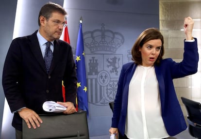 Rafael Catalá i Santamaría en una roda de premsa del novembre.