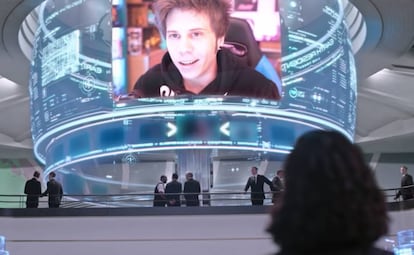 El youtuber 'El Rubius' en la película 'Men in Black: International'.