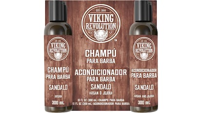 View of the beard care kit on sale on Amazon.