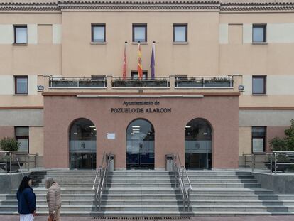 Fachada del Ayuntamiento de Pozuelo de Alarcón, el 13 de febrero de 2024.