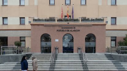 Fachada del Ayuntamiento de Pozuelo de Alarcón, el 13 de febrero de 2024.