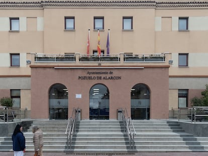 Fachada del Ayuntamiento de Pozuelo de Alarcón, el 13 de febrero de 2024.