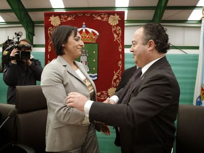 La nueva alcaldesa Zaira Rodr&iacute;guez junto a Ram&oacute;n Vigo