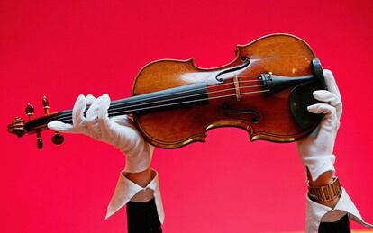 Violín de Antonio Stradivari de 1729, construido dos años antes que el instrumento depositado en la comandancia de Córdoba.