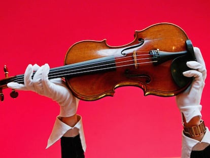 Violín de Antonio Stradivari de 1729, construido dos años antes que el instrumento depositado en la comandancia de Córdoba.