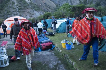 Base del campamento para iniciar la ruta Camino Inca, que desemboca en la popular ciudadela.