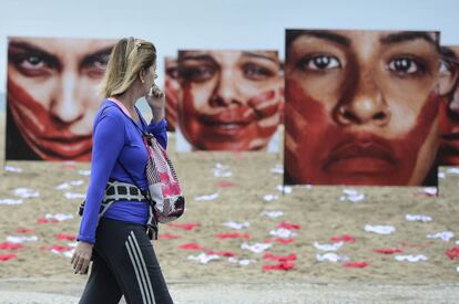 Exposição faz protesto contra a cultura do estupro