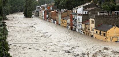 Imagen de Ontinyent (Valencia) tras el paso de la última gota fría.