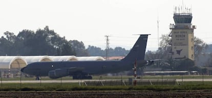 Imagen de la base a&eacute;rea de EE UU en Mor&oacute;n