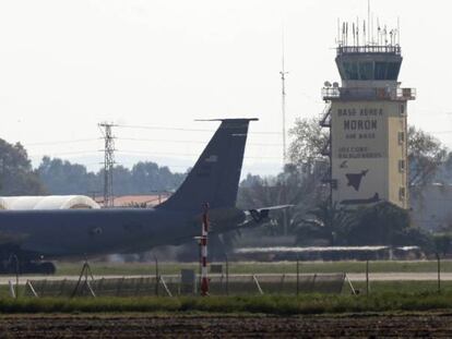 Imagen de la base a&eacute;rea de EE UU en Mor&oacute;n