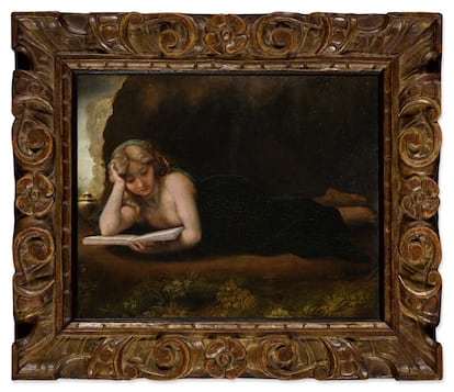 La 'Maddalena leggente' que subastará Sotheby's con la atribución a Correggio.