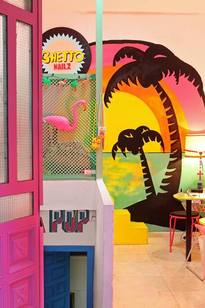 'Ghetto Nailz' (2012), imagen del libro 'Madrid interior' de un establecimiento de manicura.