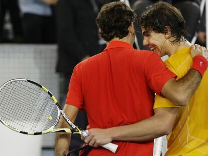 Nadal y Federer, en la Caja Mágica