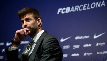 El jugador del Barça, Gerard Piqué.