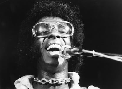 Sly Stone, en el festival de Woodstock, el 17 de agosto de 1969.
