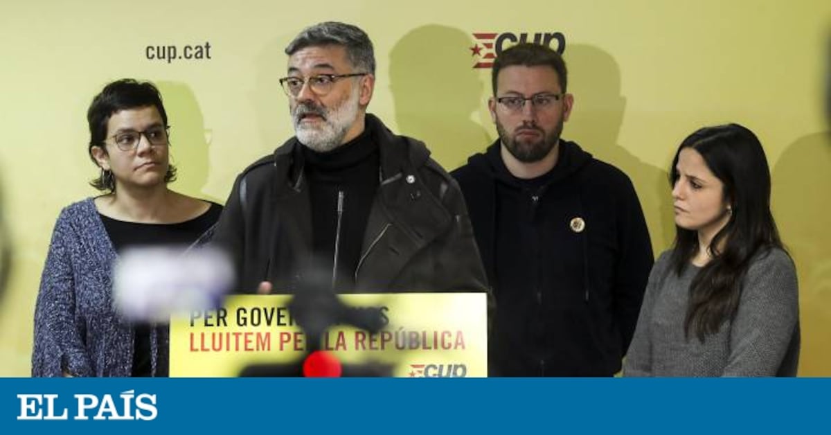 La CUP exige a ERC y Puigdemont que detallen su programa de gobierno ...