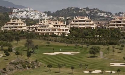 Una vista del campo de golf de Benahav&iacute;s.