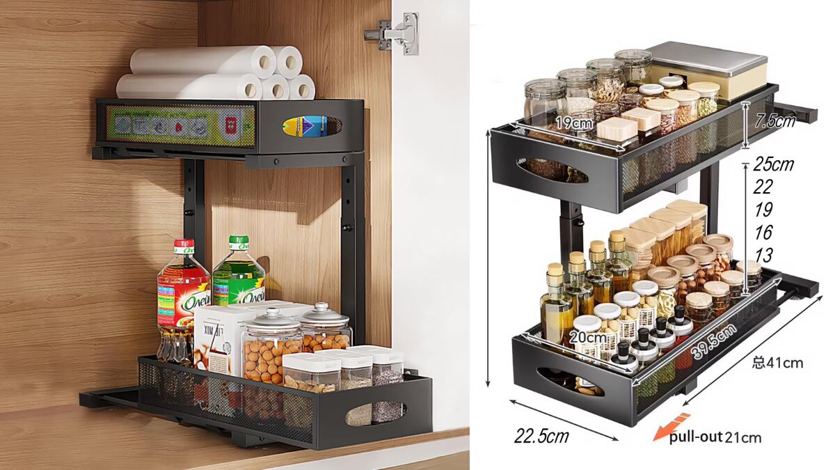 Strong and durable organizer.