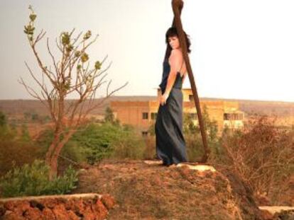 Aïda Colmenero danza en la École des Sables (Senegal), en 2011.