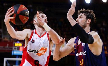 Marcelinho lanza ante Tomic.