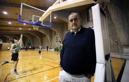 Juanan Morales, en el anexo del Olímpico de Badalona.