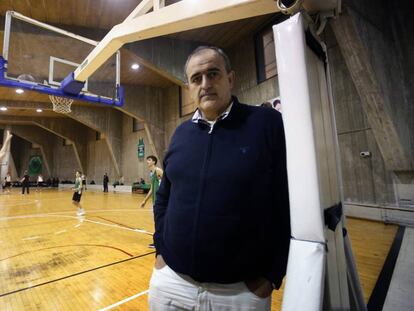 Juanan Morales, en el anexo del Olímpico de Badalona.