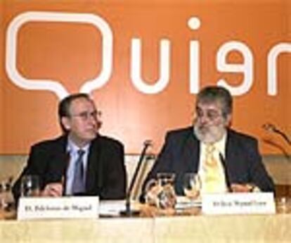 Ildefonso de Miguel (izquierda) y José María Lara.