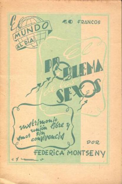 Portada del librito editado en 1948, en la exposición