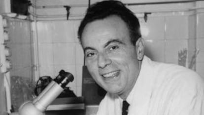 François Jacob, premio Nobel de Medicina, en 1965.