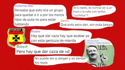‘Collage’ a partir de mensajes reales en redes sociales.
