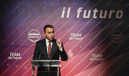 Luigi Di Maio, este miércoles en Roma.