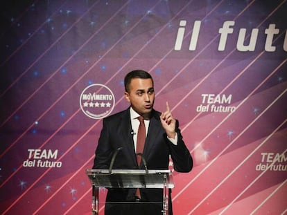 Luigi Di Maio, este miércoles en Roma.