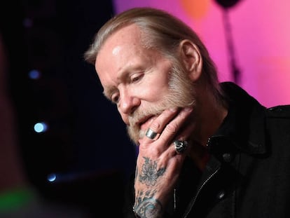 El músico Gregg Allman, en diciembre de 2015, en Tennessee.