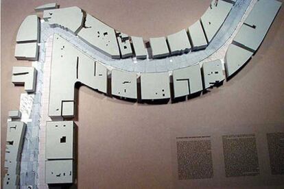 Maqueta del proyecto de Galí para la remodelación de Saint Patrick Street.