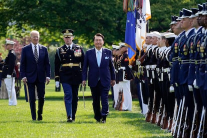 President Joe Biden and South Korea's President Yoon Suk Yeol