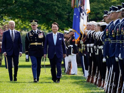 President Joe Biden and South Korea's President Yoon Suk Yeol