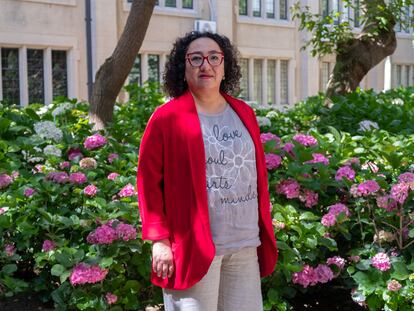 Pamela Soto, photographed at the University in Valparaíso (Chile), on December 6, 2023.