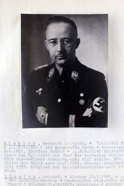 Informe genealógico sobre los orígenes de Himmler.
