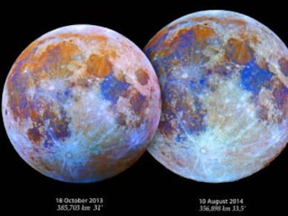 La noche del lunes se produce la mayor y más brillante Luna desde 1948 y hasta 2034, aunque es muy difícil apreciar la diferencia de tamaño